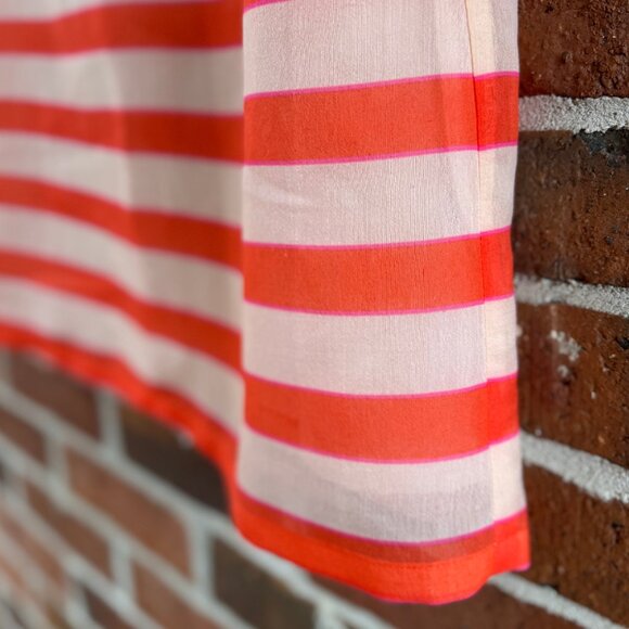 Jade by Melody Tam Stripe Ruffle Neck Dress - Picture 7 of 10